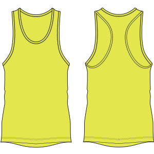 Fashion sewing patterns for MEN T-Shirts Sleeveless T-Shirt 7154